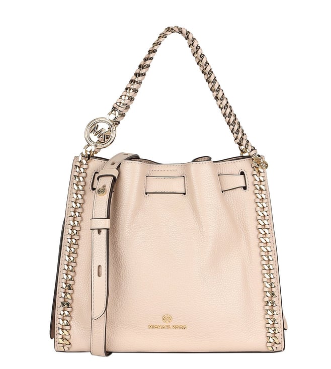 Buy MICHAEL Michael Kors Soft Pink Mina Large Bucket Bag for Women Online @  Tata CLiQ Luxury