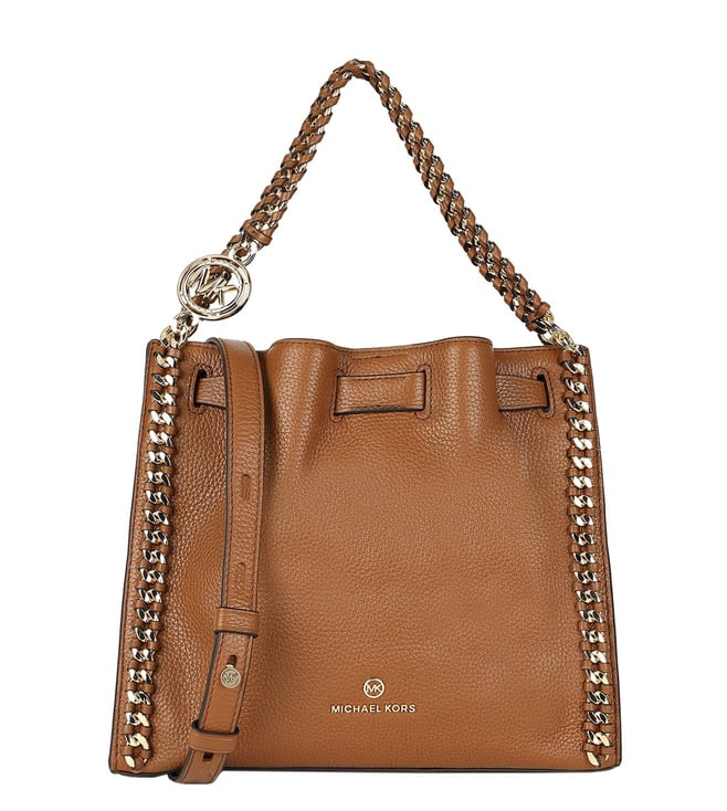 Michael Kors orange bucket bag  Bags, Bucket bag, Michael kors