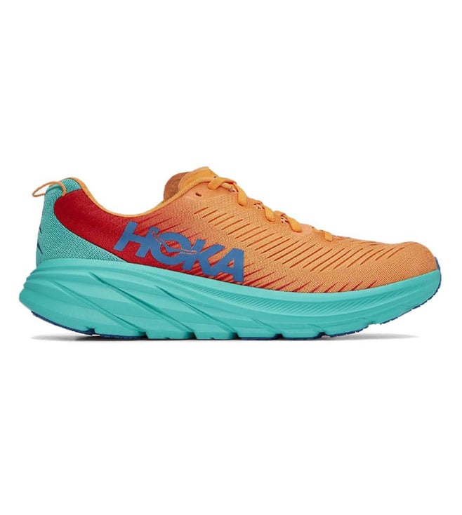 Buy Hoka Blazing Orange RINCON 3 Men Running Shoes for Women Online ...