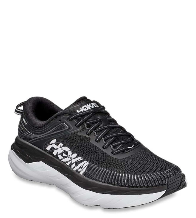 Buy Hoka Black BONDI 7 Men Running Shoes for Women Online @ Tata CLiQ ...