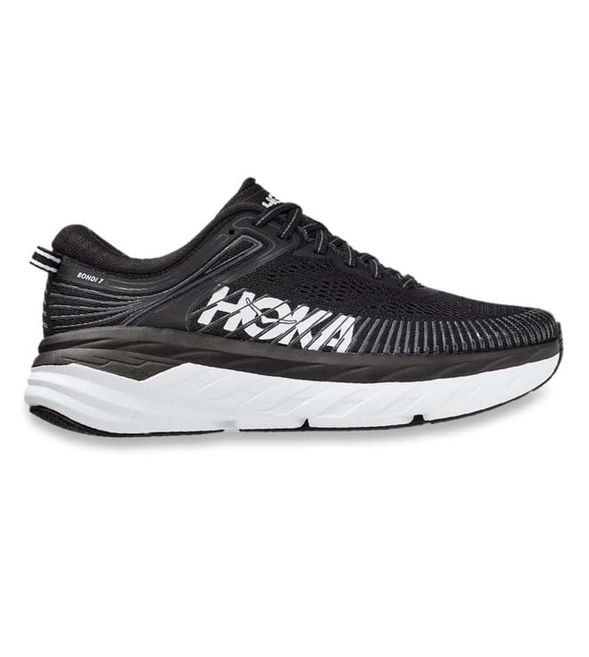 Buy Hoka Black BONDI 7 Men Running Shoes for Women Online @ Tata CLiQ ...