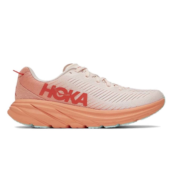 Buy Hoka Peach RINCON 3 Women Running Shoes for Women Online @ Tata ...