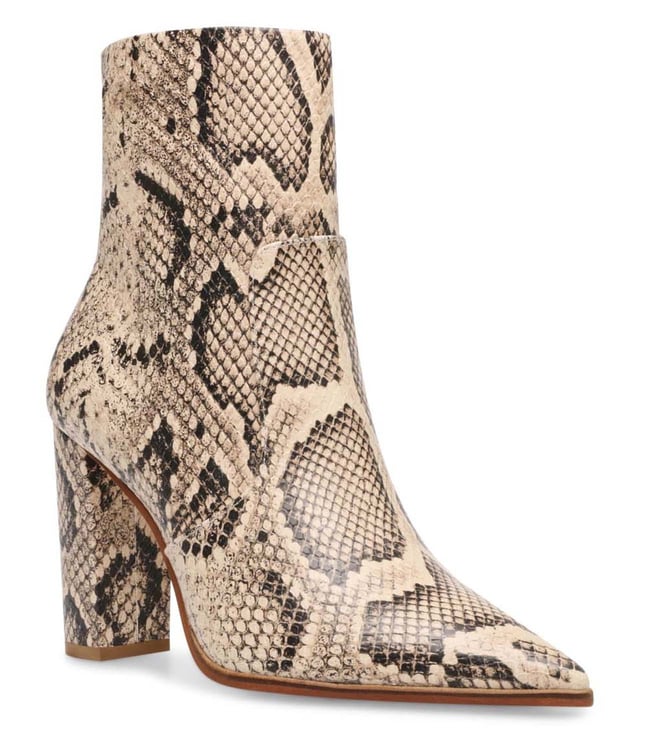 cow print booties steve madden