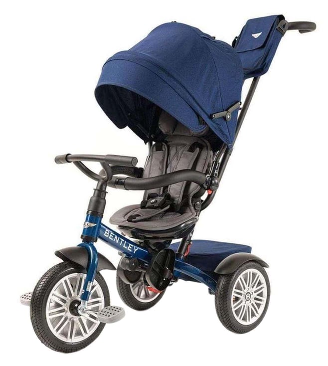 Buy Bentley Kids Blue 6 in 1 Baby Tricycle and Stroller Online