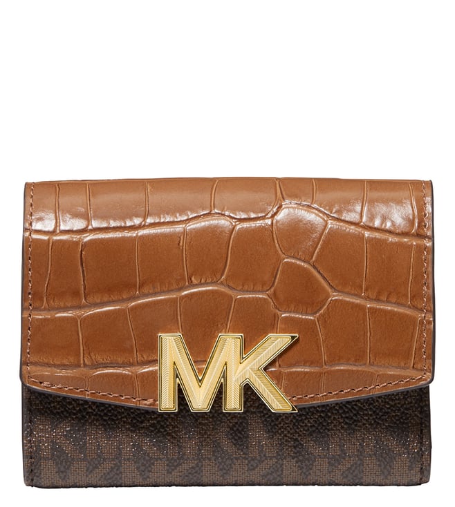 Buy Michael Kors Chestnut Karlie Color Block Small Money Clip for Women  Online @ Tata CLiQ Luxury