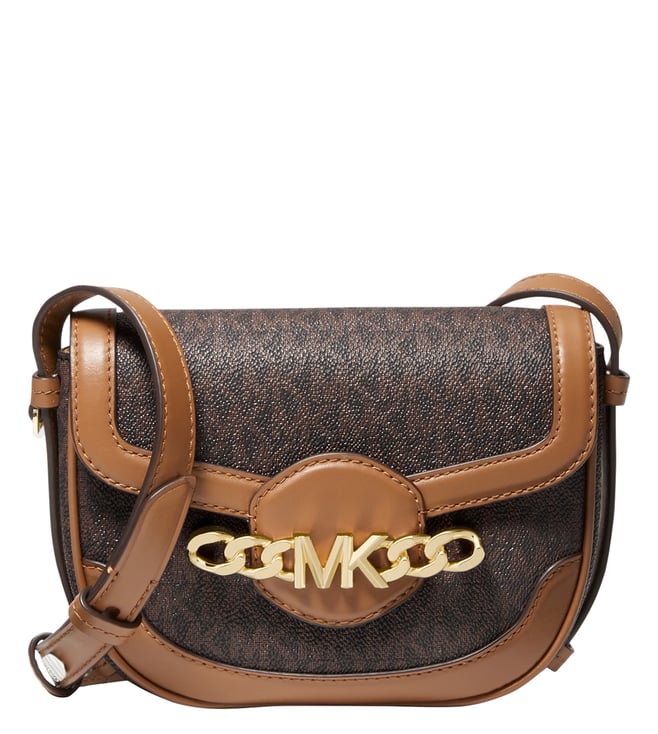 Michael Kors Small Hally Signature Logo Print Shoulder Bag