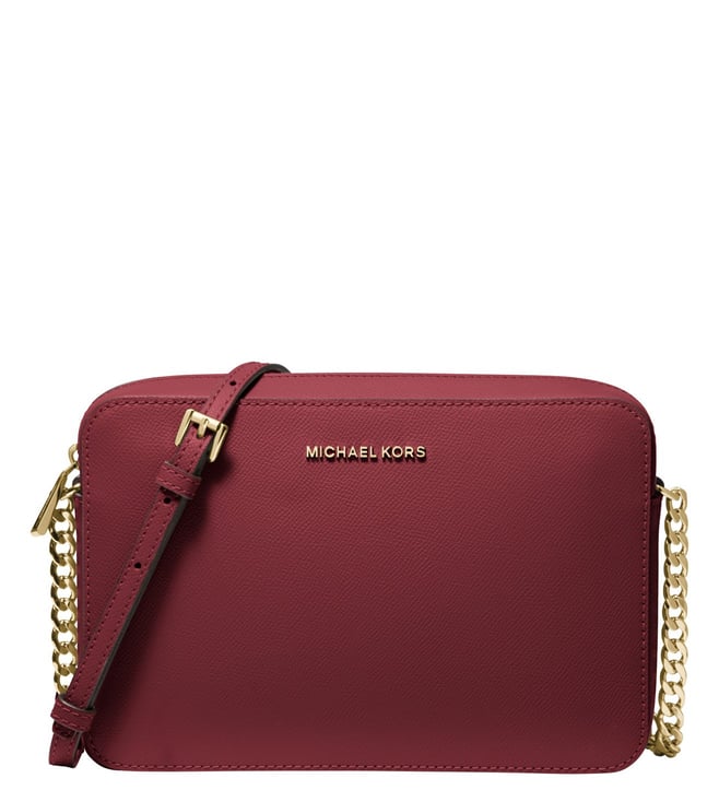 Buy MICHAEL Michael Kors Light Quartz Jet Set Crossbody Bag for Women  Online @ Tata CLiQ Luxury