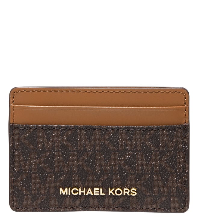 Buy Michael Kors Brown Jet Set Color Block Small Money Clip for Women  Online @ Tata CLiQ Luxury