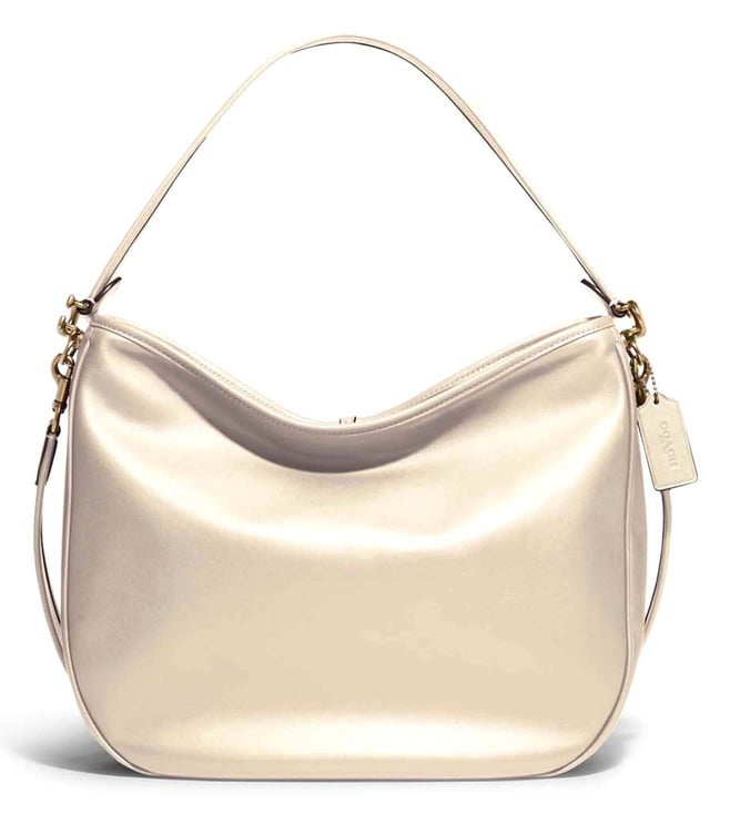 Buy Coach White Hadley 21 Medium Hobo Bag for Women Online @ Tata CLiQ  Luxury