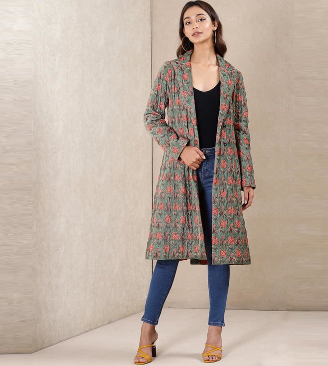 longline velvet jacket