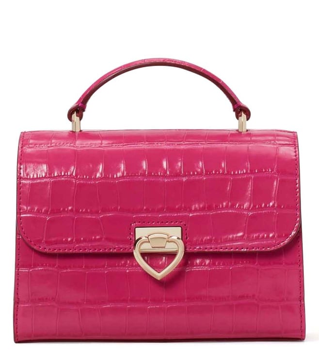 Buy Kate Spade Pink Lovitt Small Croc-Embossed Top-Handle Bag for Women  Online @ Tata CLiQ Luxury