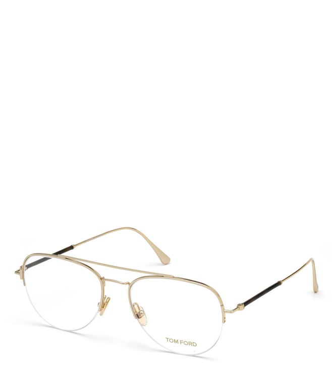 Buy Tom Ford Gold Aviator Eye Frames 