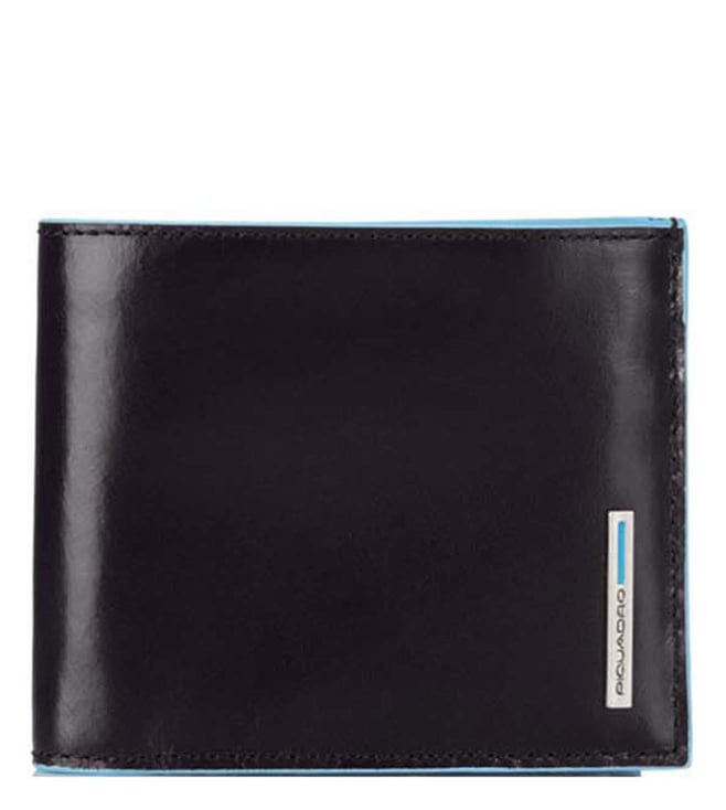 Dollar Leather Wallet - Sand Black Pique