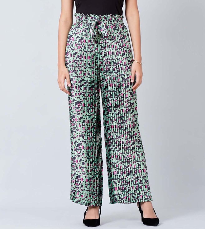 Buy Women Nude Animal Print High Waisted Pants Online At Best Price -  Sassafras.in