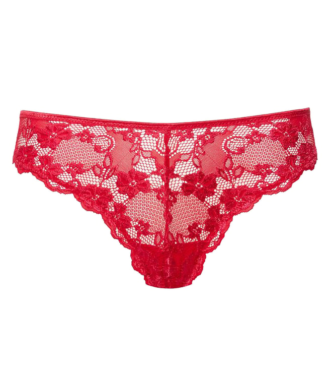 Buy YamamaY Red Bridal Xmas Brazilian Bikini Briefs only at Tata CLiQ ...