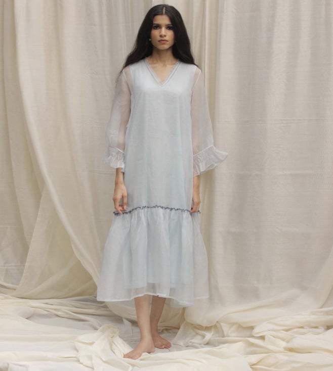 White organza frock | Midi wedding dress, Bridal dresses, Short wedding  dress