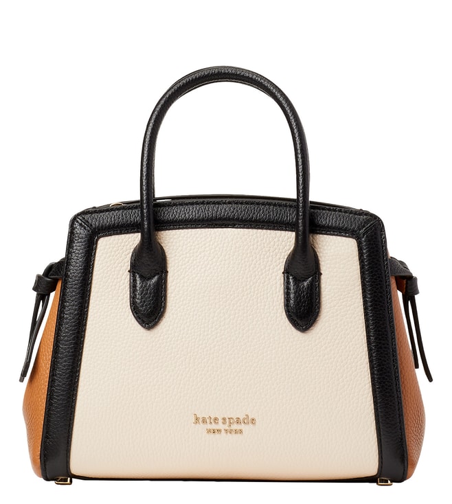 Buy Kate Spade Beige & Brown Knott Color Block Small Satchel Online @ Tata  CLiQ Luxury