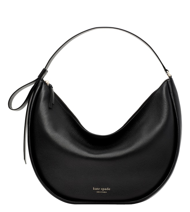 Buy Kate Spade Black Smile Large Hobo Online @ Tata CLiQ Luxury