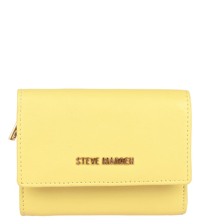 Yellow steve cheap madden wallet