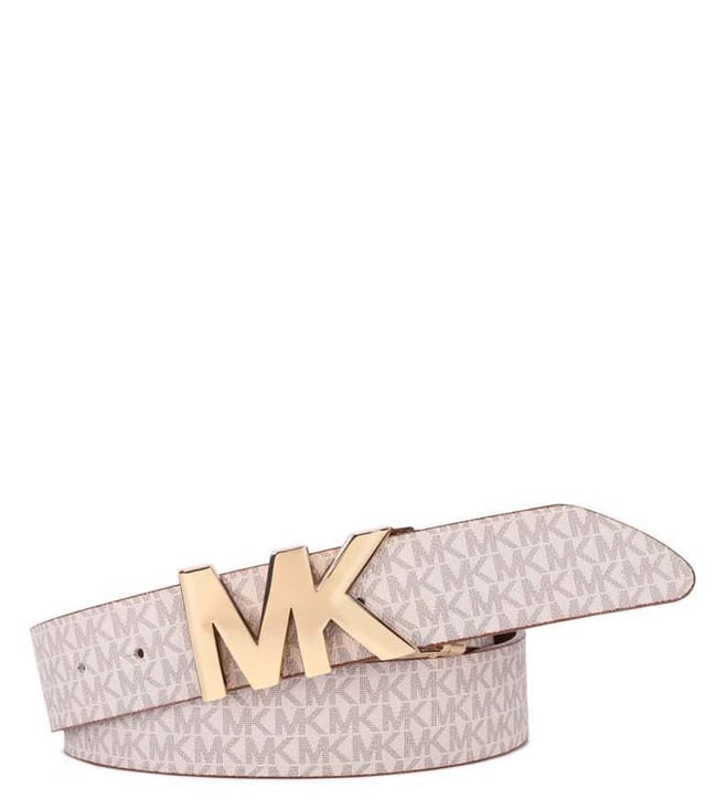Buy Michael Kors Luggage & Gold Leather Logo Reversible Belt for Women  Online @ Tata CLiQ Luxury