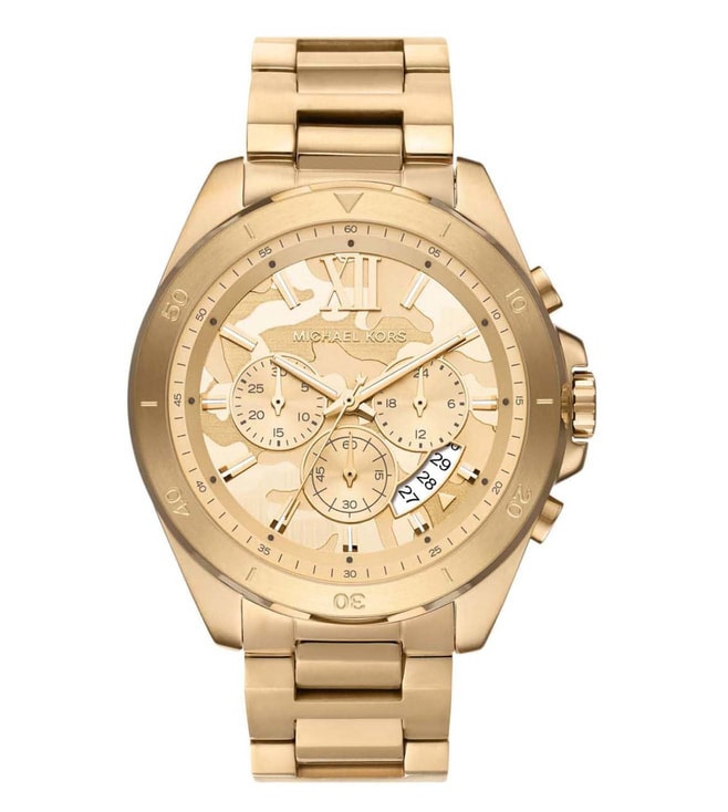 Buy Michael Kors MK8934 Brecken Chronograph Watch for Men Online @ Tata ...
