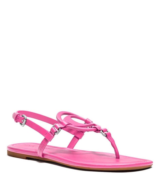 Coach women's cheap jeri leather sandals