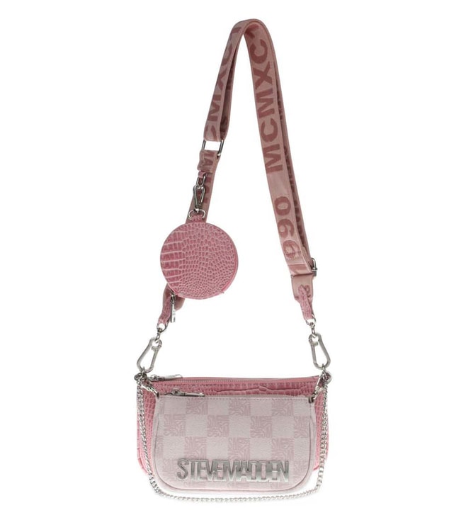 Buy Steve Madden Blush BURGENTL Medium Cross Body Bag for Women Online   Tata CLiQ Luxury