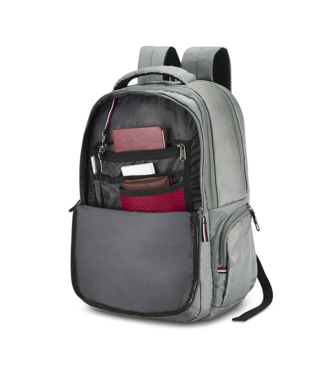 Buy Tommy Hilfiger Olive Green Joshua Large Backpack Online Tata CLiQ