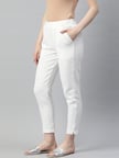 Anarkali Yellow Color Kurti White Pant Set Women Wear Designer Heavy  Embroidery Work Readymade Frock Style Kurti Pant
