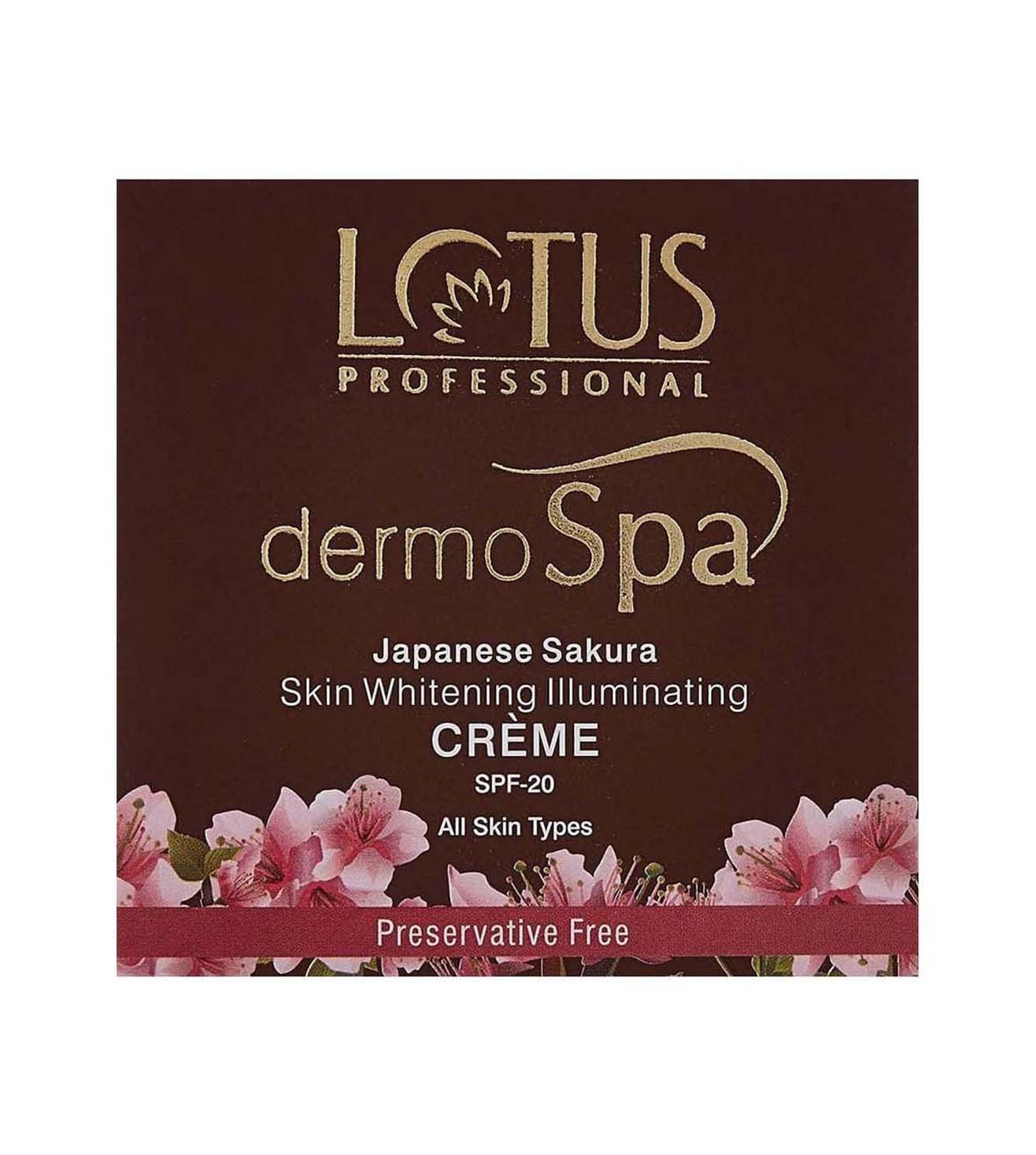 Buy Lotus Professional Dermo Spa Japenese Sakura Skin Whitening