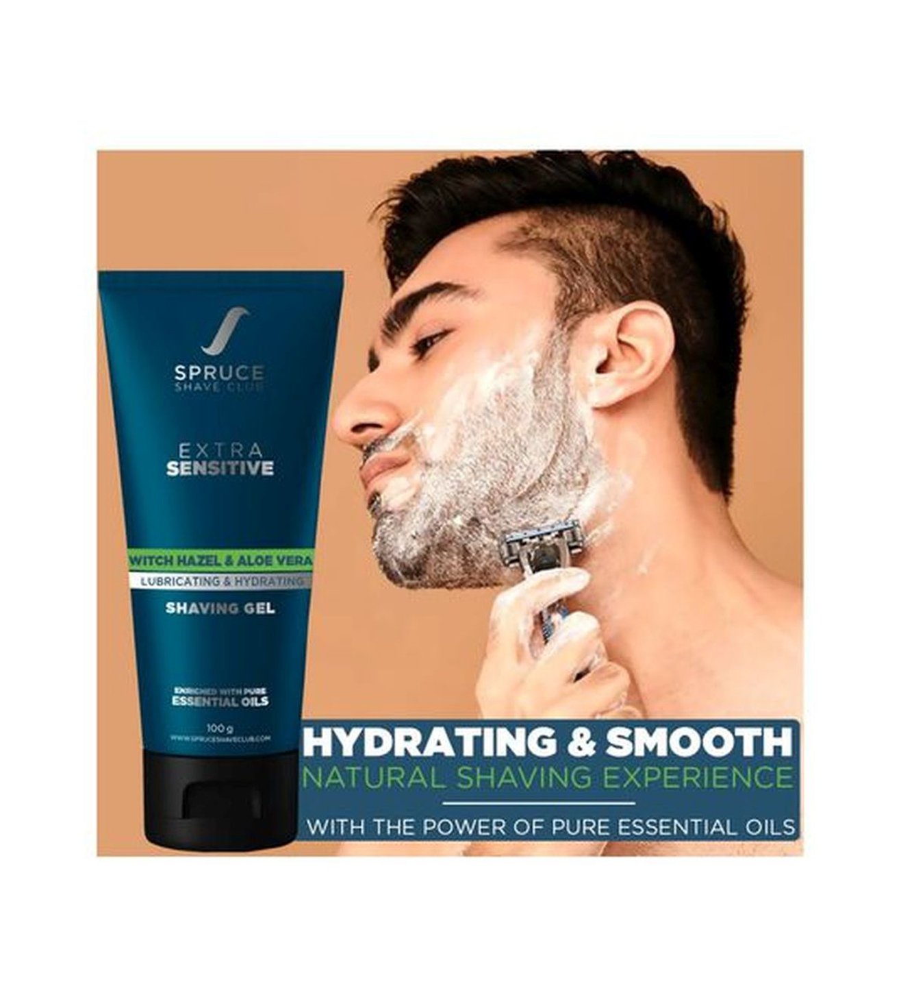 Shave Gel With Aloe & Witch Hazel - Mens