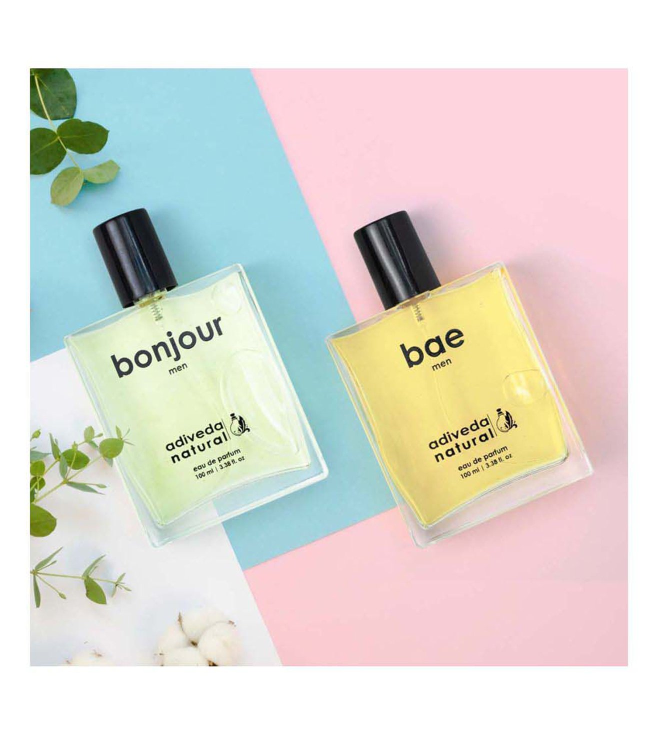 Buy Adiveda Natural Bae and Bonjour Perfume Gift Set Online On