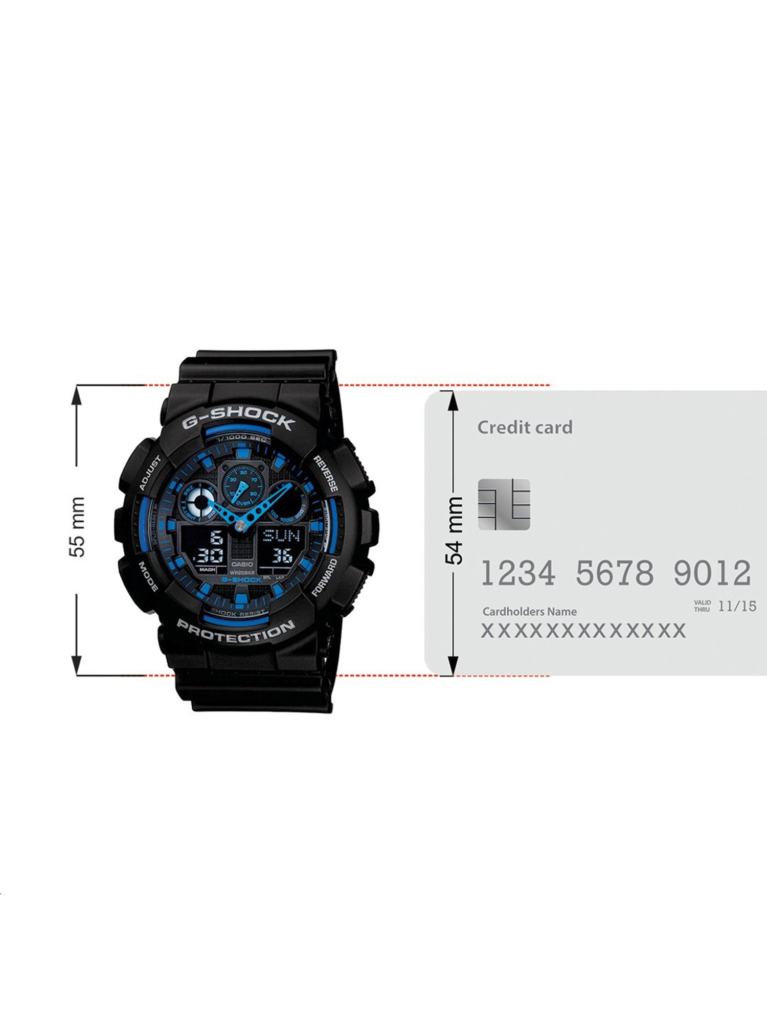 G shock best sale ga 100 1a2dr