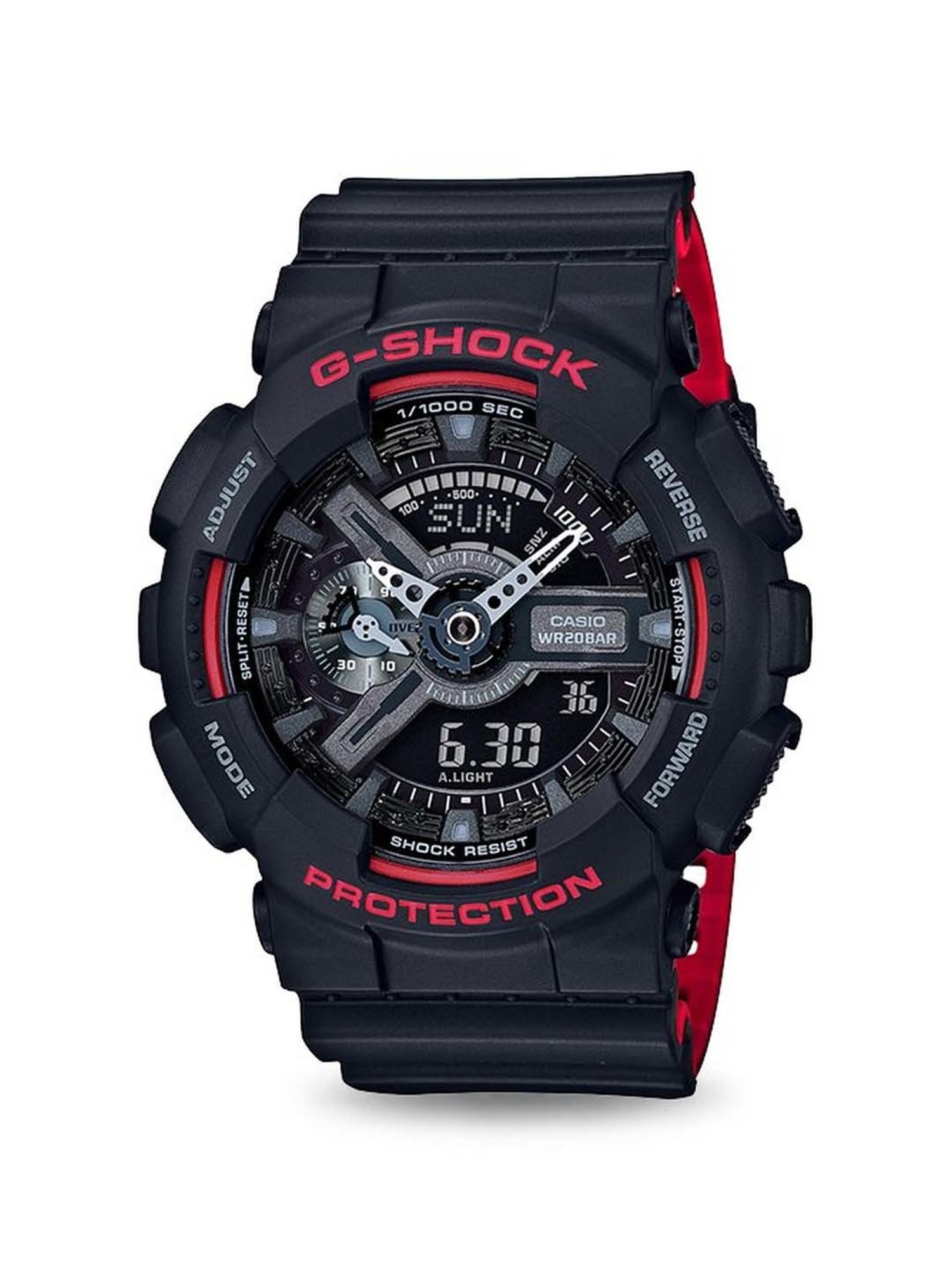 Casio GA-110HR-1ADR G-Shock Analog-Digital Watch for Men