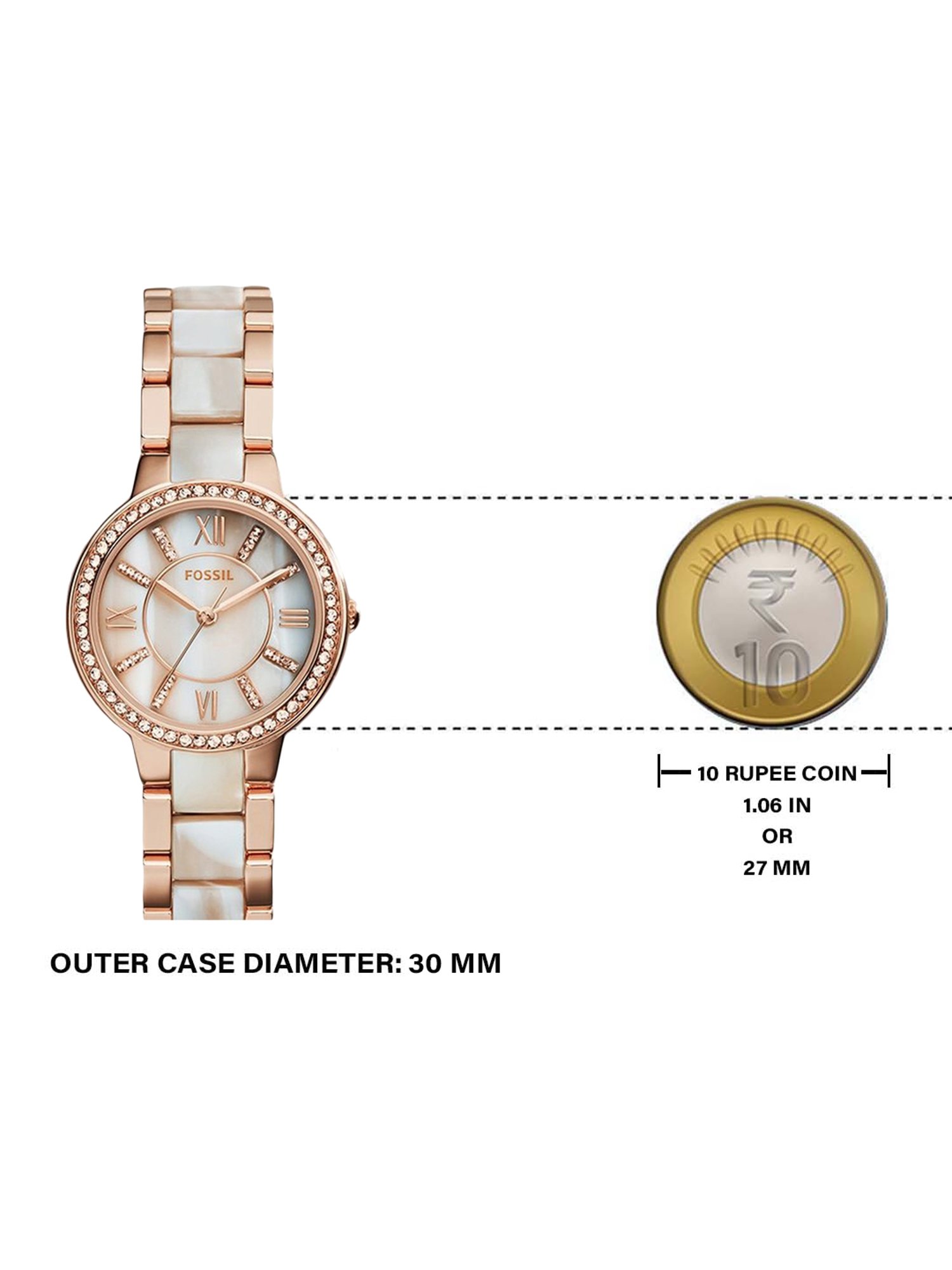 Fossil ES3716I Virginia Analog Watch 