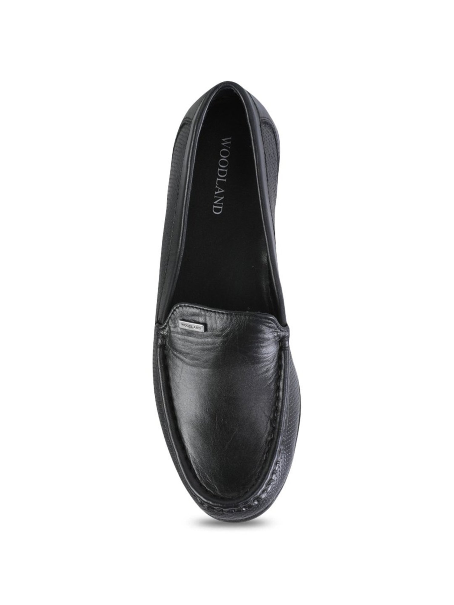 Woodland hot sale loafers black