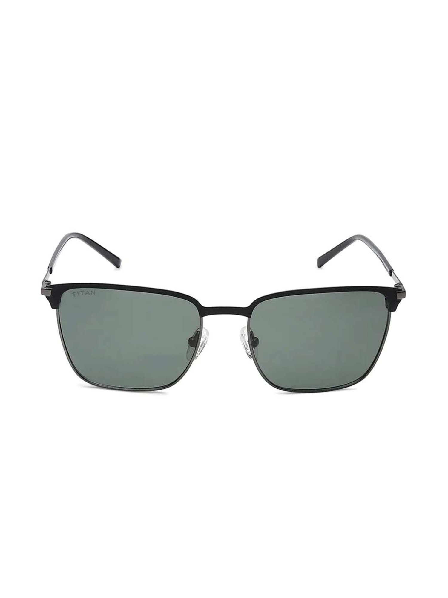 Buy Titan GC366GR1P Green Square Sunglasses For Men At Best Price