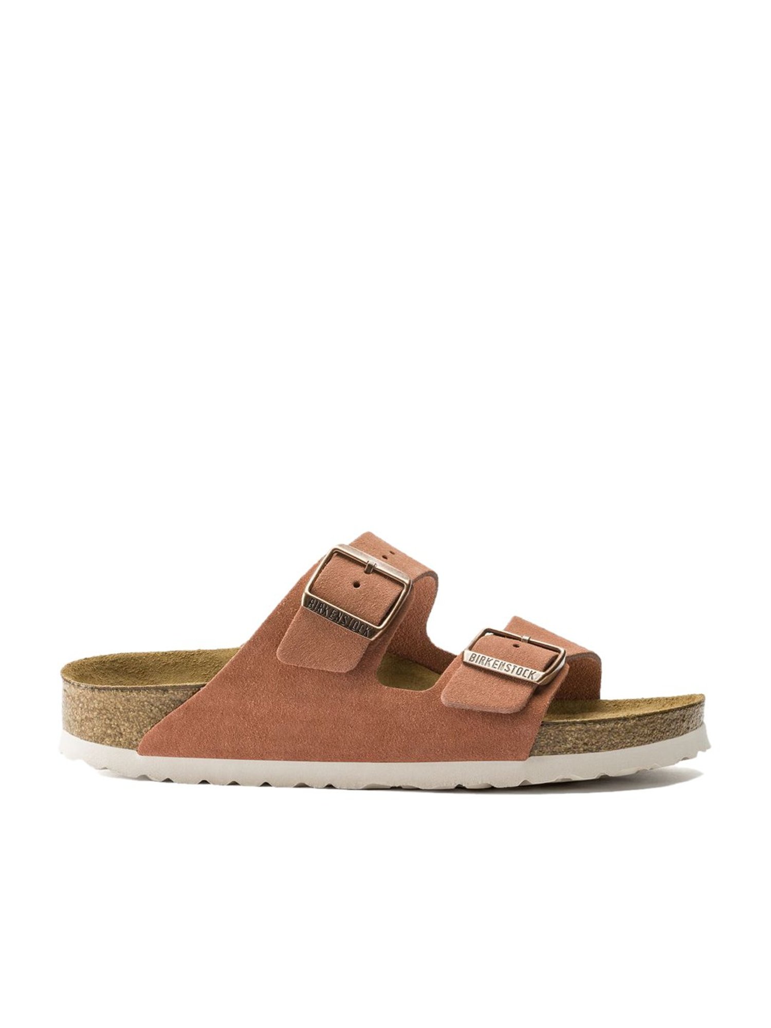 Buy Birkenstock Arizona Brick Red Narrow Width Casual Sandals for