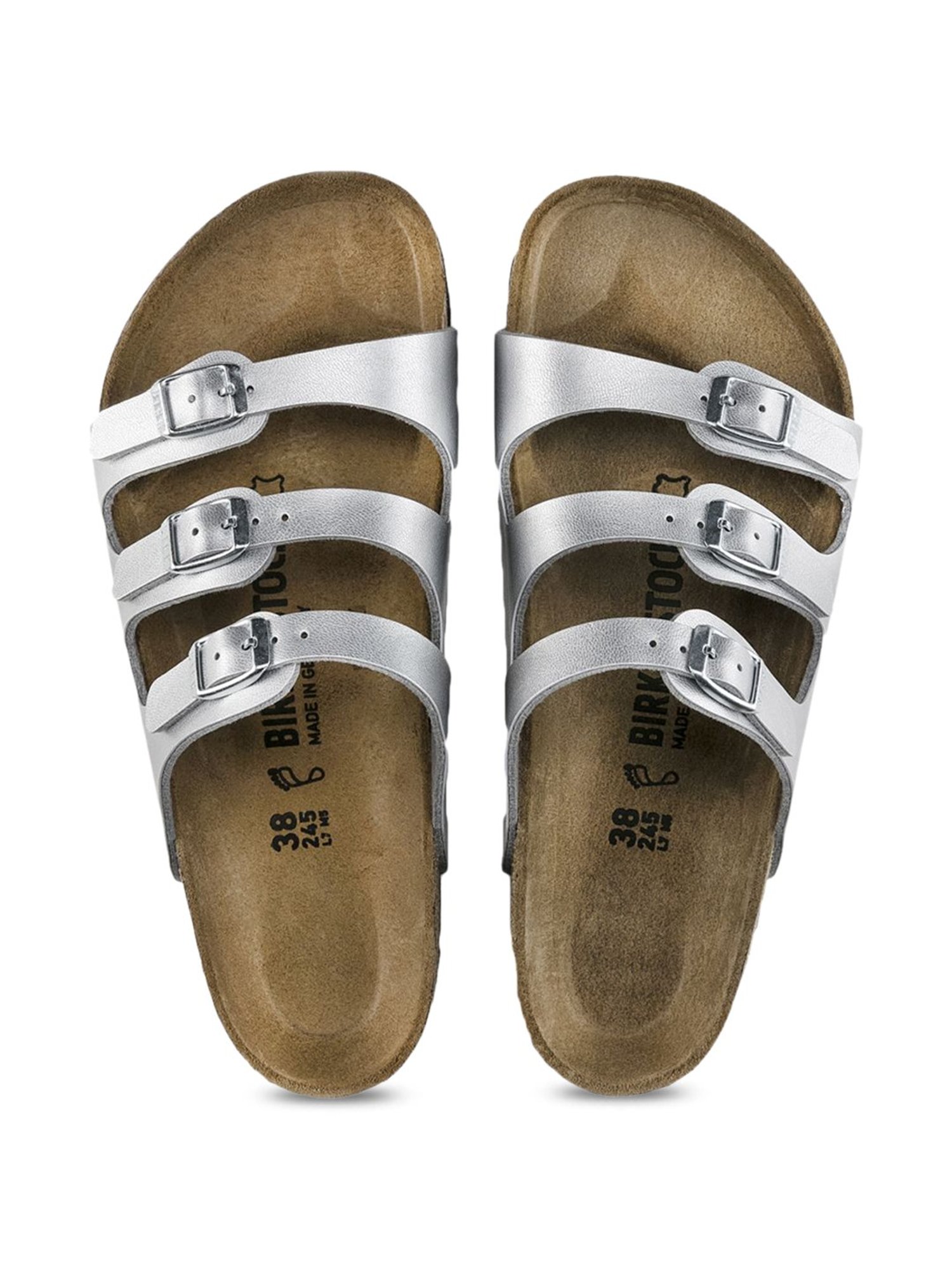 Silver hot sale florida birkenstocks