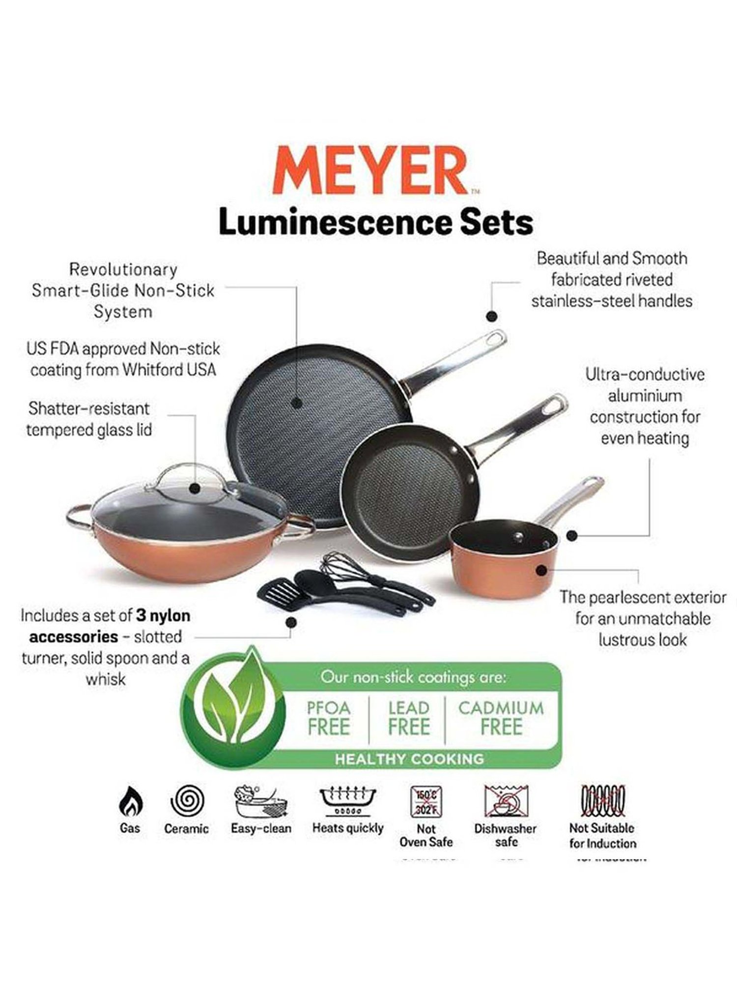 Meyer Silver Cookware Set - Get Best Price from Manufacturers & Suppliers  in India