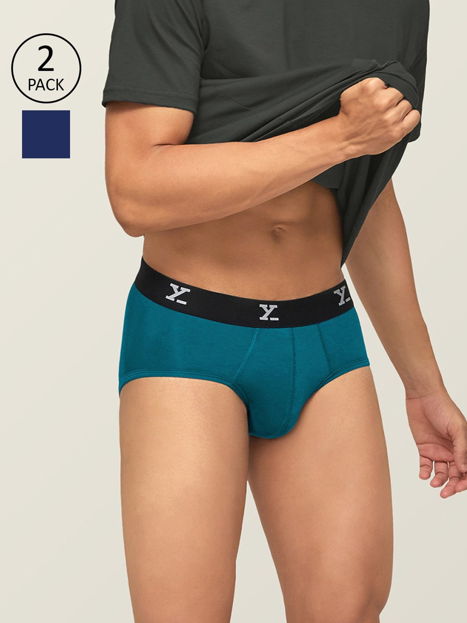 Buy XYXX Multicolor Regular Fit Briefs - Pack Of 3 for Mens Online @ Tata  CLiQ