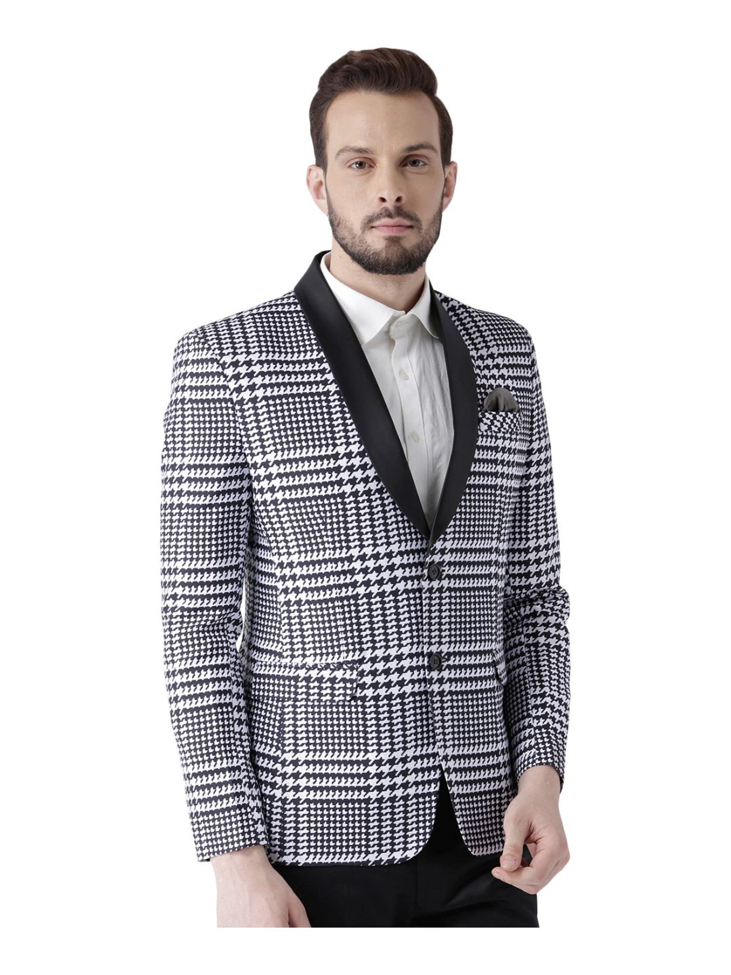 Buy Hang Up Multicolor Regular Fit Printed Blazer for Mens Online