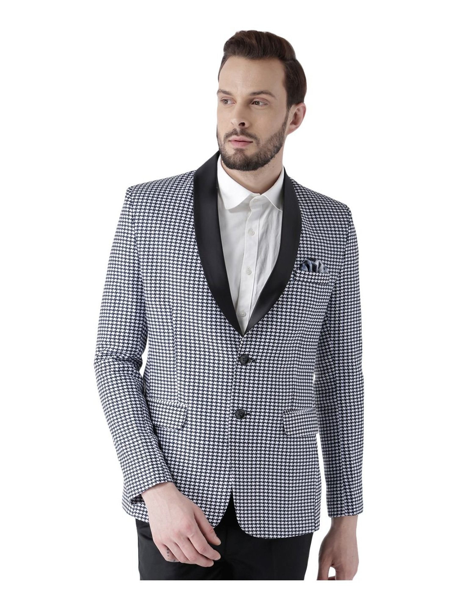 Buy Hang Up Multicolor Regular Fit Printed Blazer for Mens Online