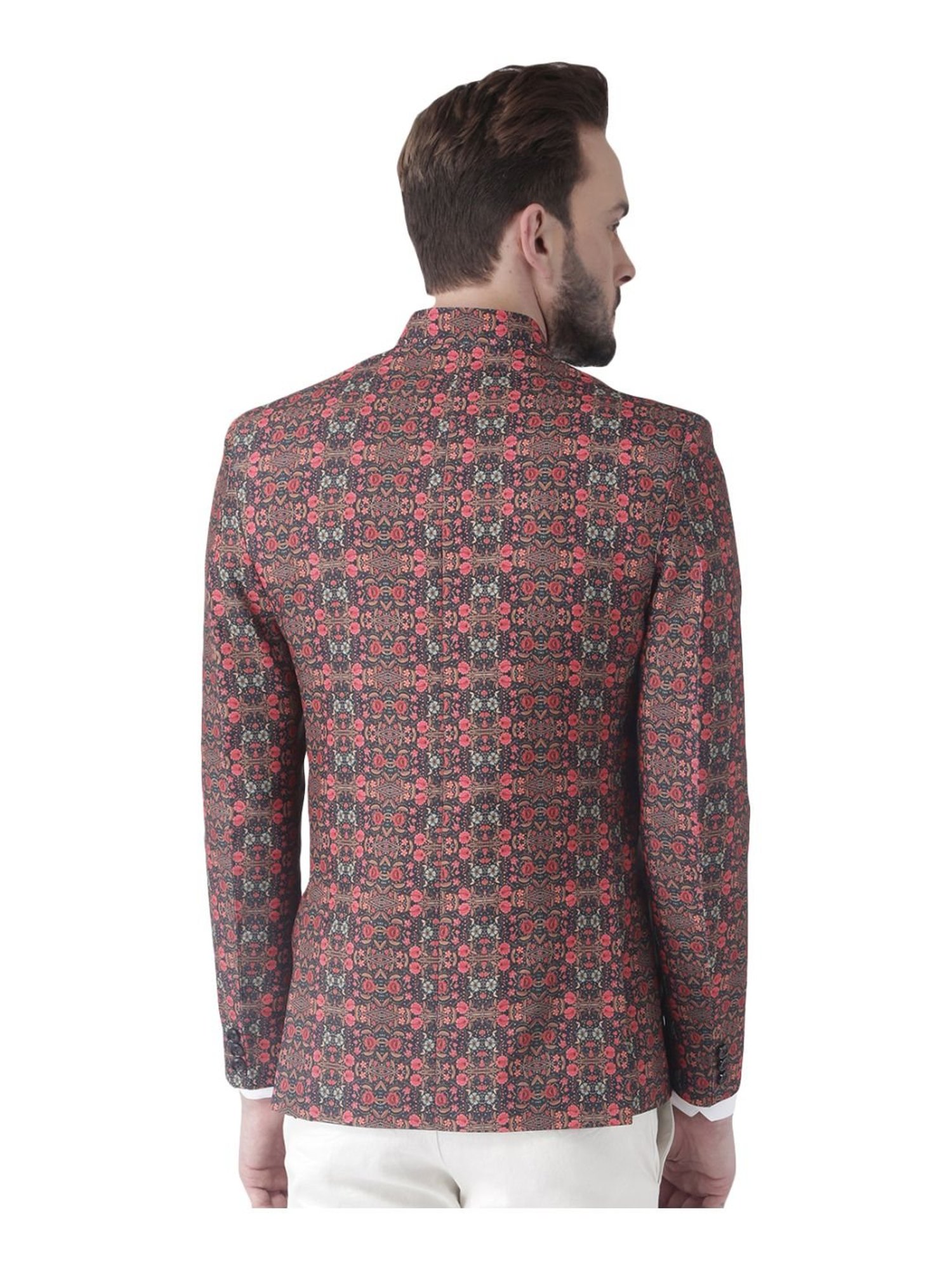 Buy Hang Up Multicolor Regular Fit Printed Blazer for Mens Online