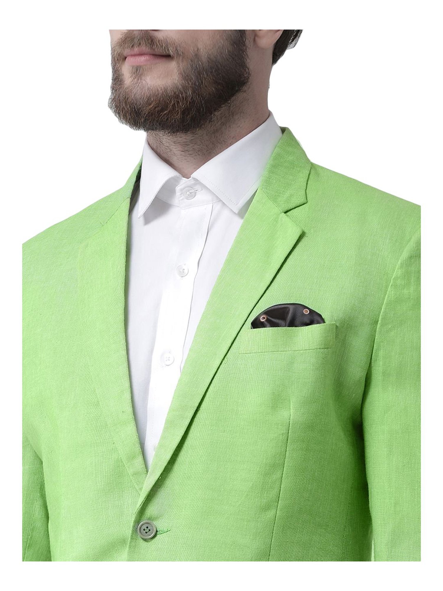 Parrot green coat on sale pant