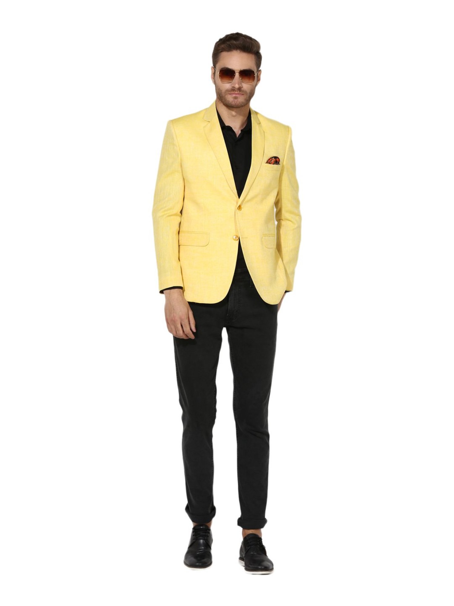 Blazer yellow colour sale