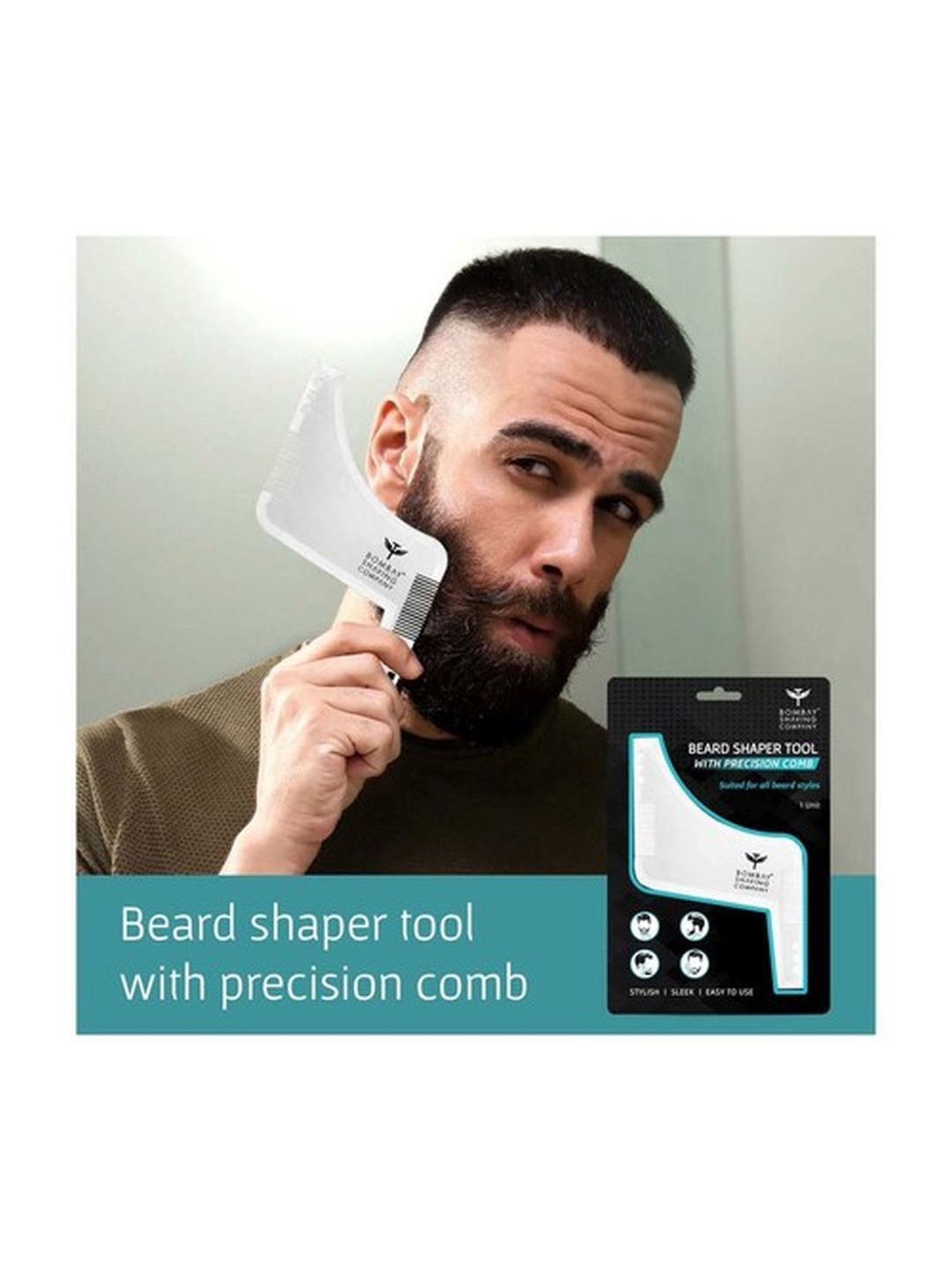 Buy Bombay Shaving Company Beard Shaper Tool - Transparent Online