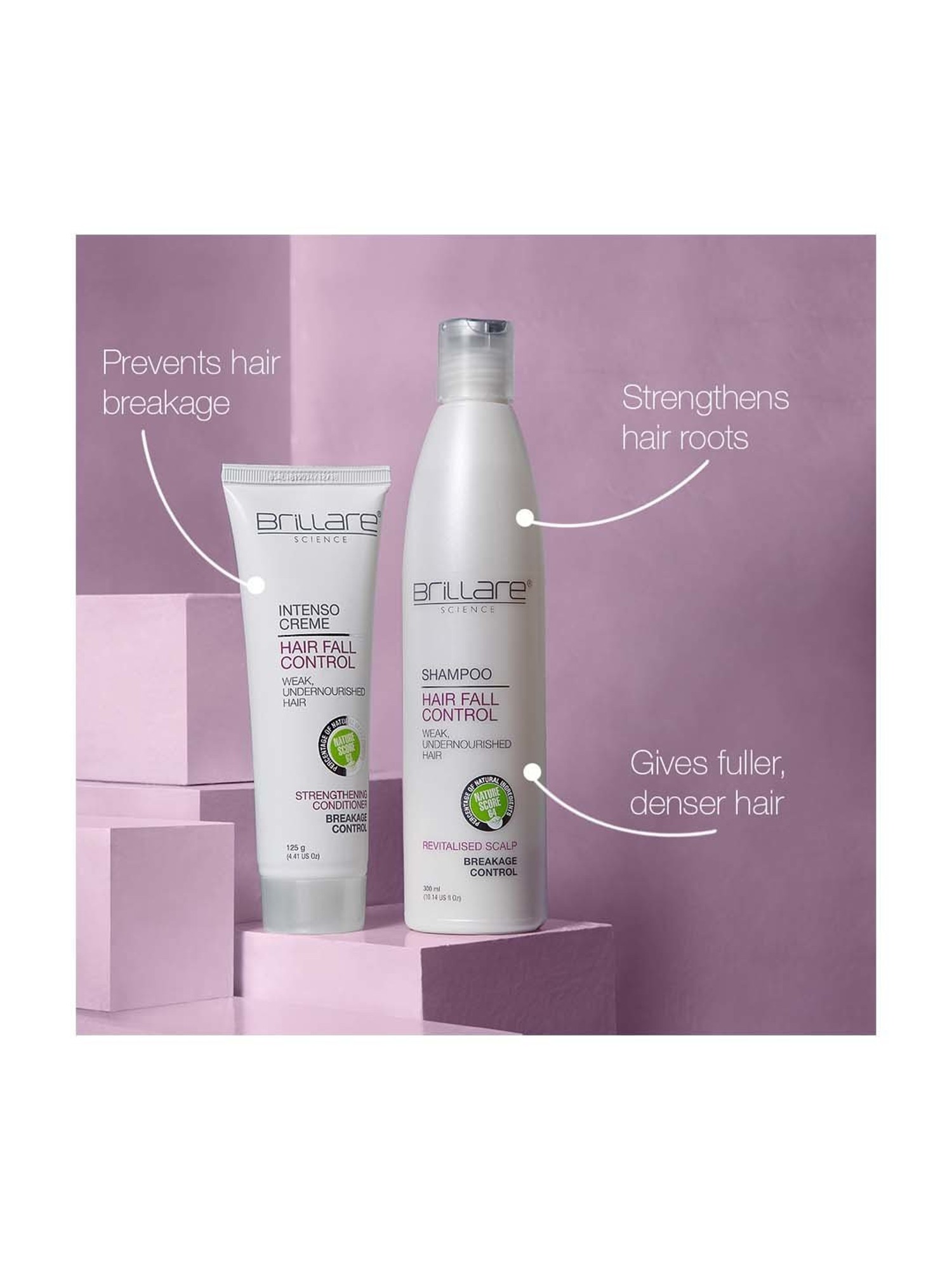 Buy Brillare Hair Fall Control Shampoo - 300 ml Online At Best Price Tata  CLiQ