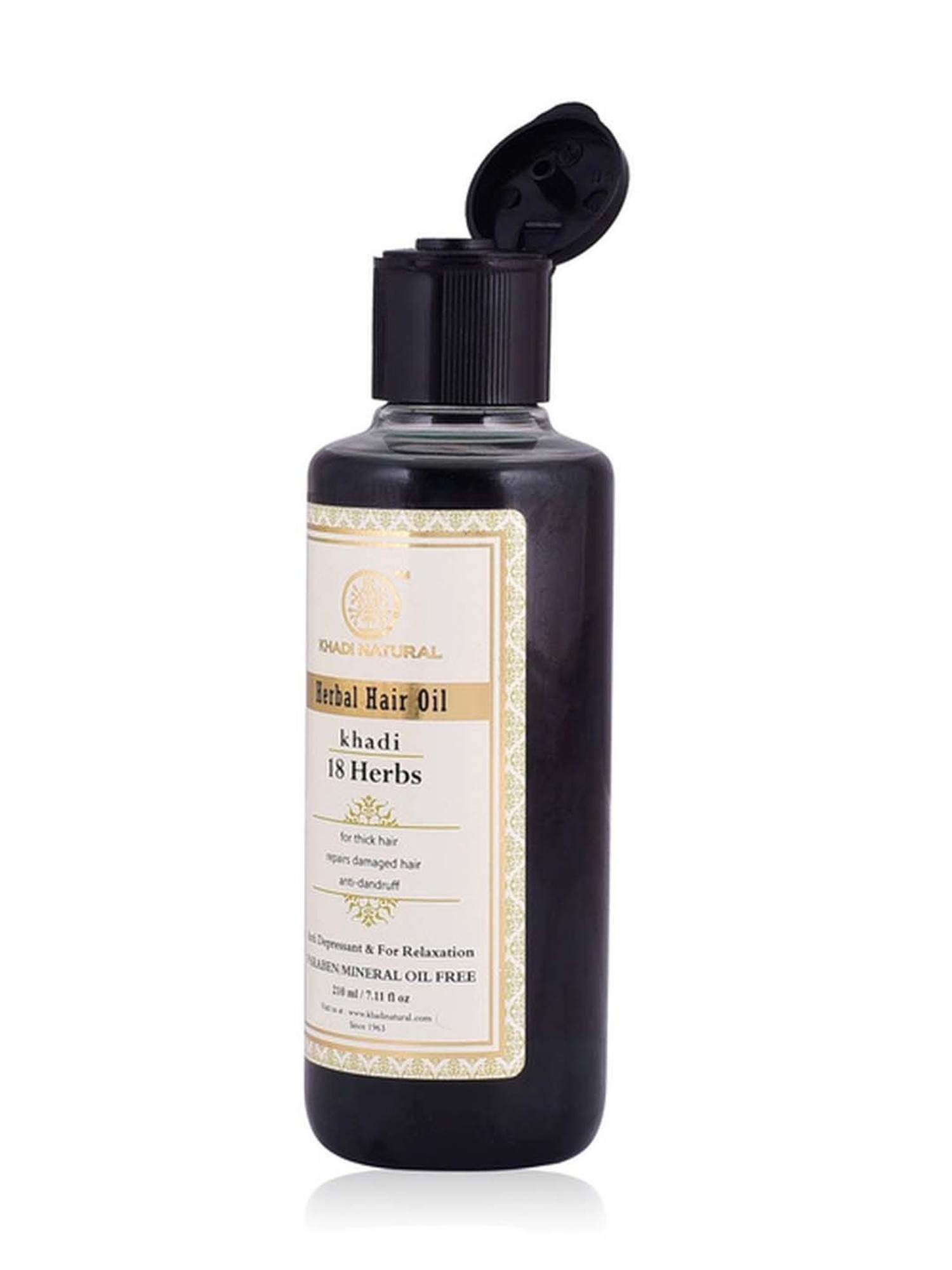 Buy Khadi Herbal 18 Herbs Hair Oil - 210 ml Online At Best Price @ Tata CLiQ