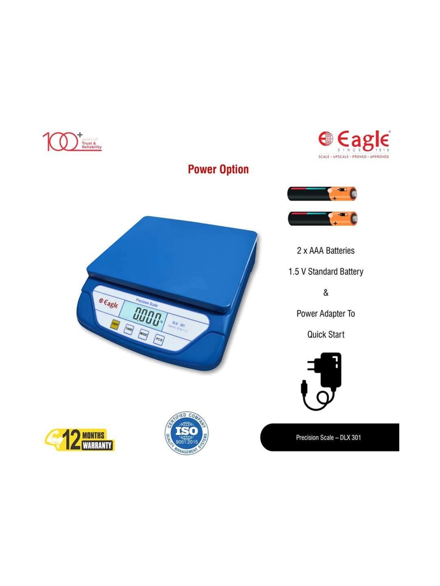 Buy Eagle DLX301 30kg Virgin ABS Plastic Small Weighing Scale for